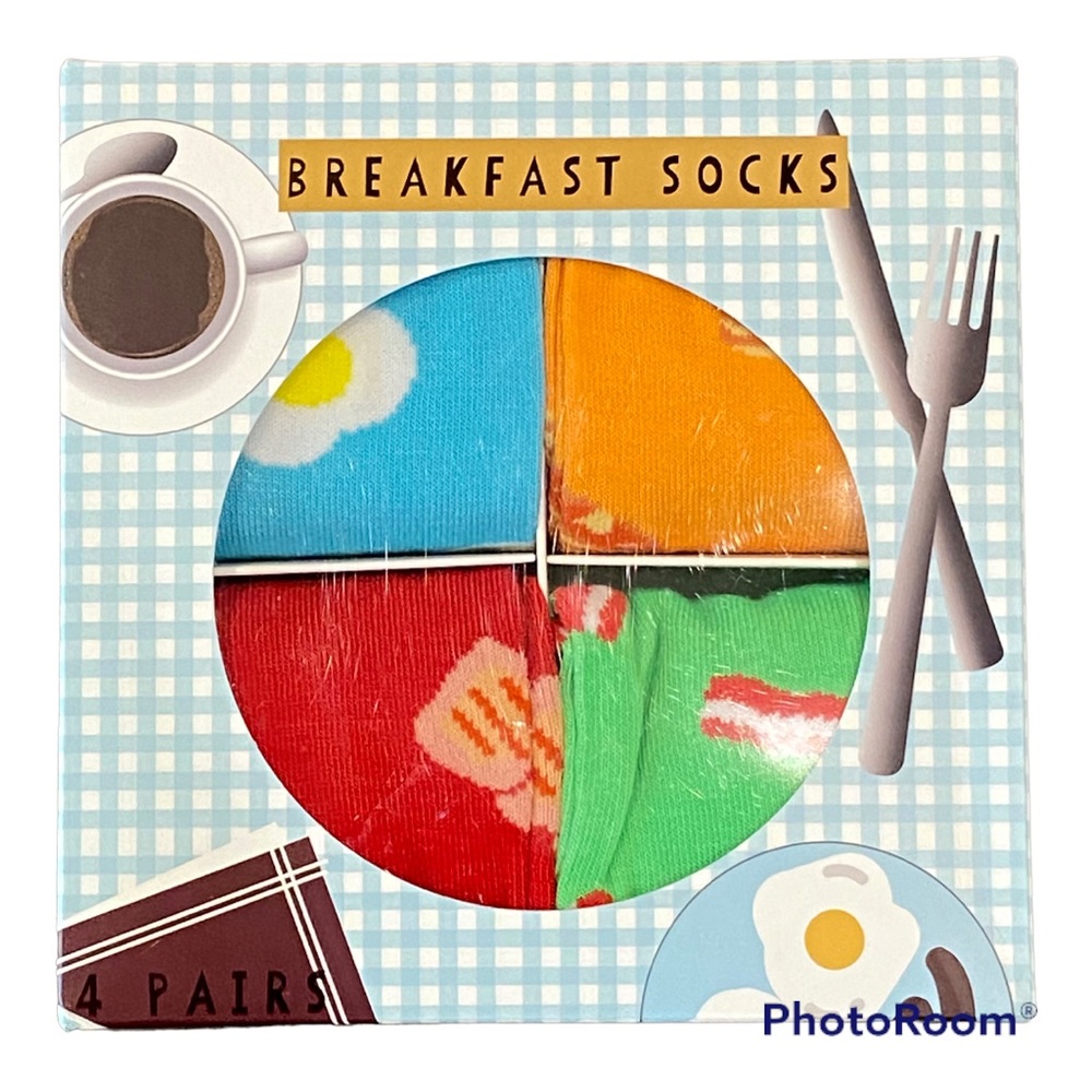 Breakfast Socks 4 pairs